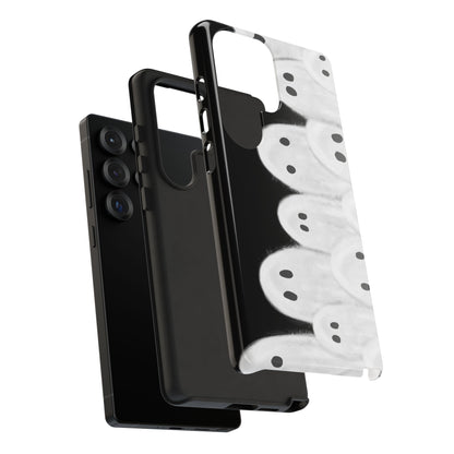 Painted Ghosts Phone Case | Ghostly Tough Phone Case for Spooky Style, Halloween Gift, Phone Cover, Ghost Theme, Unique Accessory, Spooky Season, Viral Painted Ghosts Inspired Design