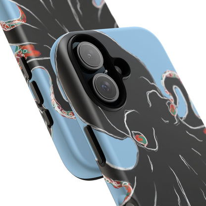 Octopus Tough Phone Case, Sea Creature Design, Ocean Lover Gift, Unique Phone Cover, Underwater Artwork
