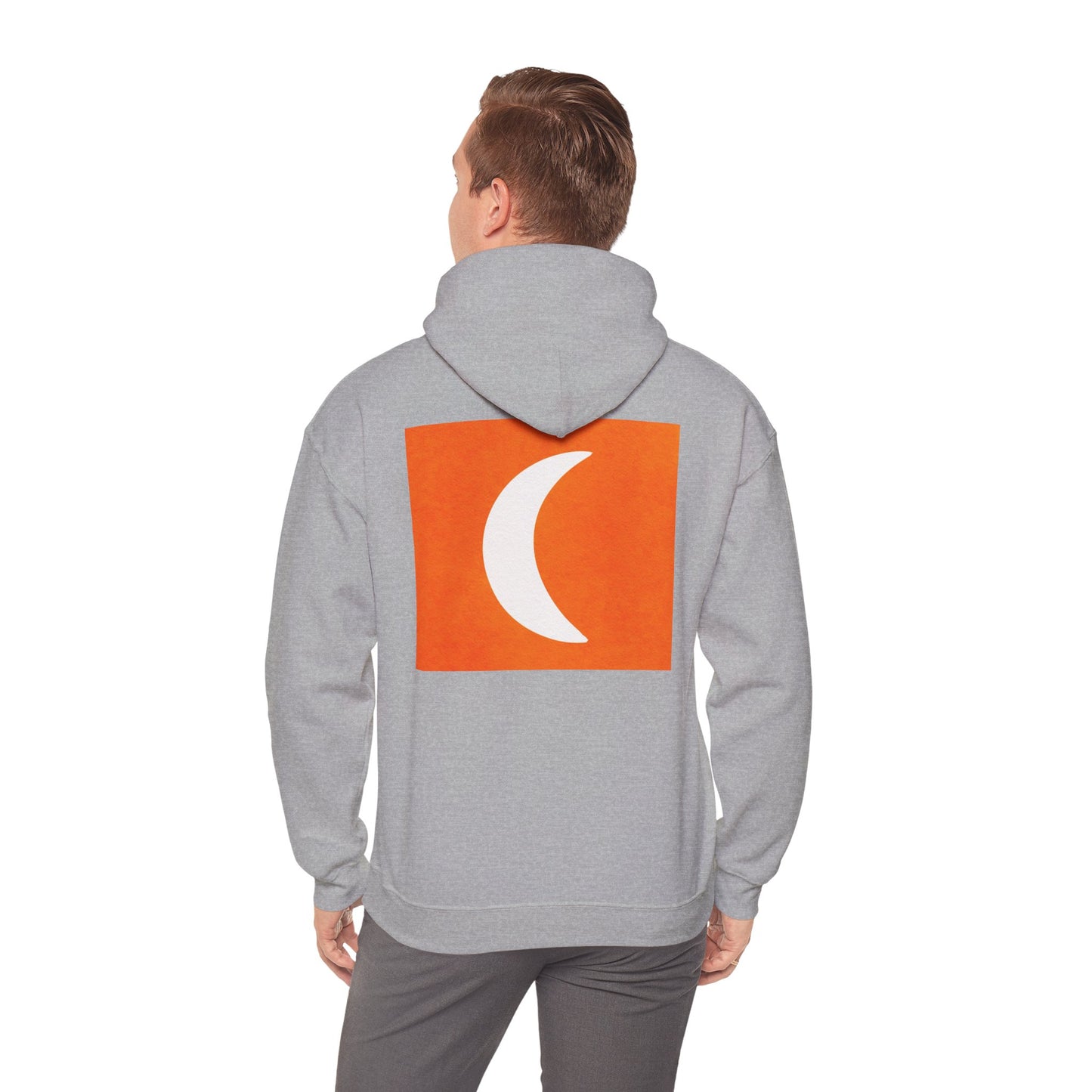 Zen Frog & Moon Unisex Hoodie, Cozy Sweatshirt for Relaxation, Gifts for Nature Lovers, Festival Wear, Everyday Comfort