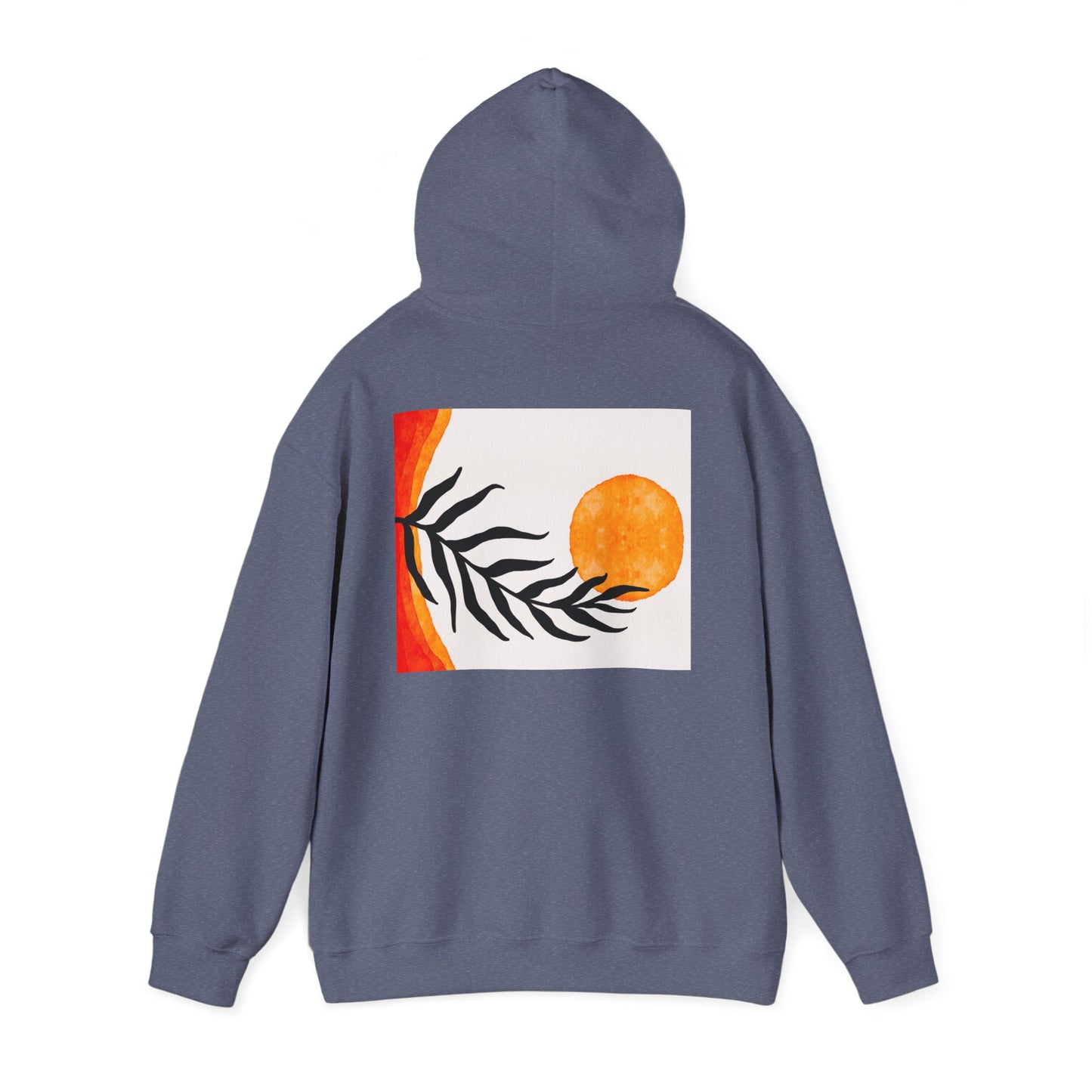 Lotus and Sunset Unisex Hoodie - Cozy Gift for Mindfulness, Meditation, or Nature Lovers, Perfect for Fall and Winter