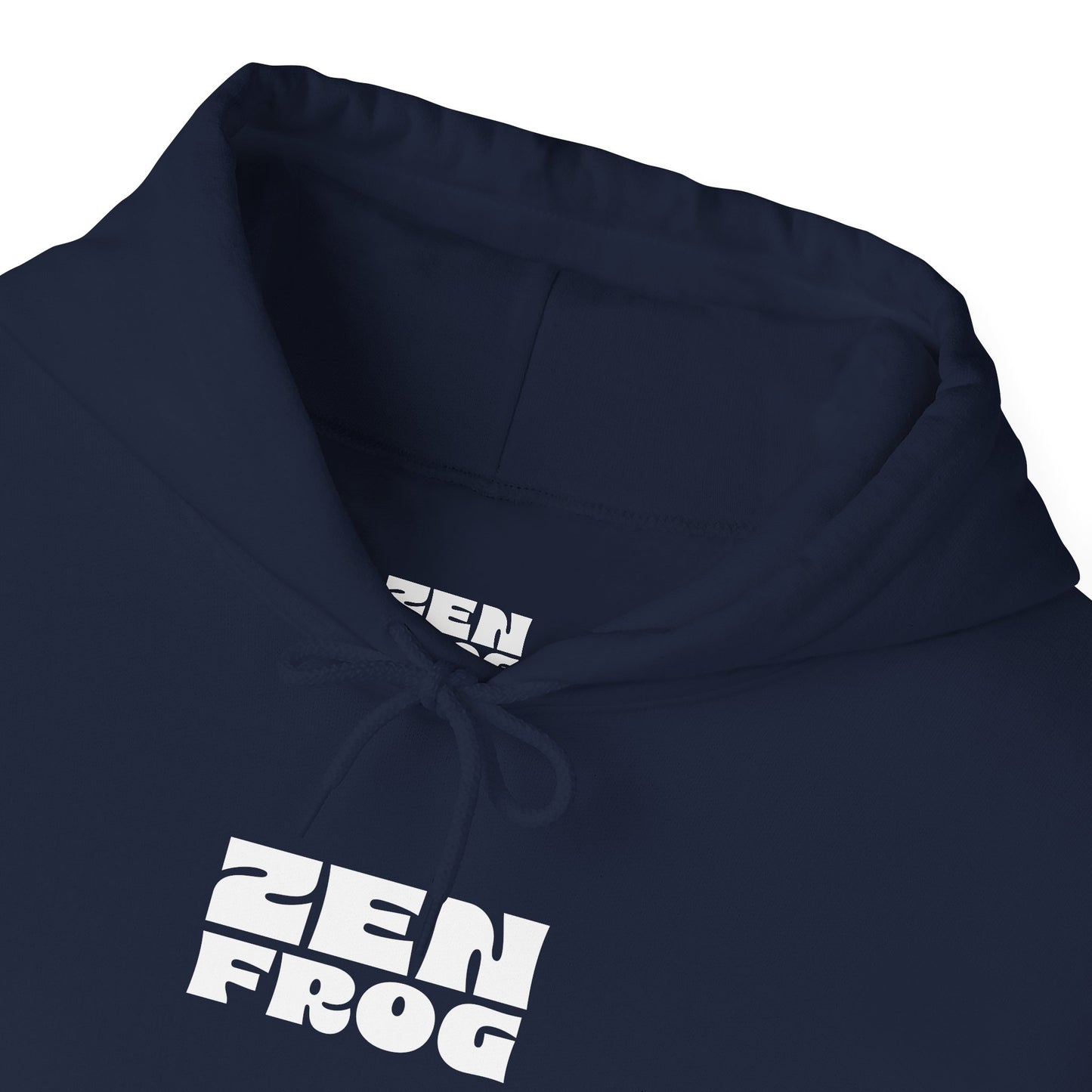 Zen Frog Octopus Unisex Heavy Blend Hooded Sweatshirt, Cozy Graphic Hoodie, Gift for Ocean Lovers, Unique Casual Wear, Relaxed Style