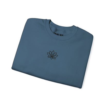 Lotus Blossom Unisex Sweatshirt - Cozy Floral Crewneck, Casual Wear, Gift for Her, Yoga Apparel, Relaxed Style, Perfect for Fall, Autumn Crewneck, Gift for Her, Gift for Him