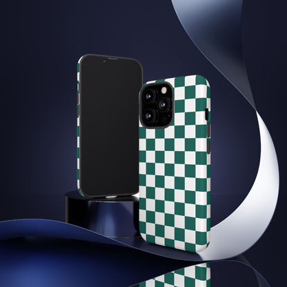 Stylish Checkered Phone Case, Protective Cover, Unique Gift, Trendy Accessory, Customizable Design, Ideal for All Ages