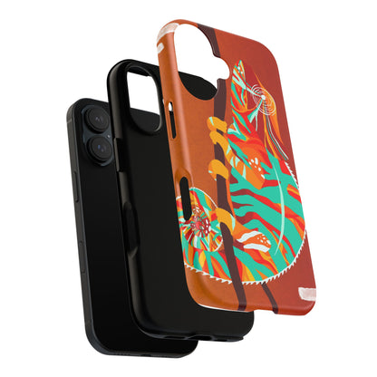 Chameleon Phone Case - Vibrant Artistic Design, Tough Cases for Animal Lovers, Unique Gift, Eco-Friendly Protection