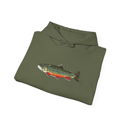 Trout Design Heavy Blend Hoodie, Fishing Gift, Outdoor Apparel, Comfortable Sweatshirt, Unisex Hoodie, Casual Fishing Wear