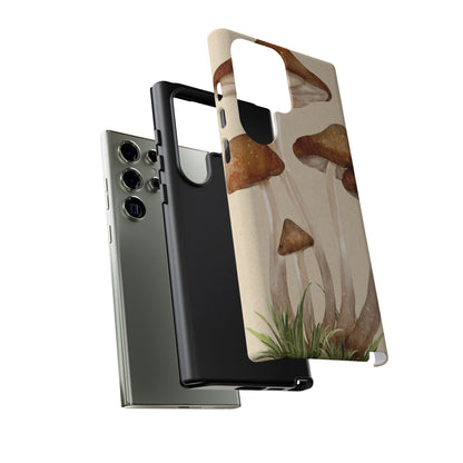 Mushroom Phone Case - Nature Lover, Eco-Friendly Gift, Cute Cell Phone Cover, Aesthetic Tech Accessory, Unique Fall Decor, Artsy Phone Cases, Cute, Gift for Her, Nature-inspired Designs, Durable Cases