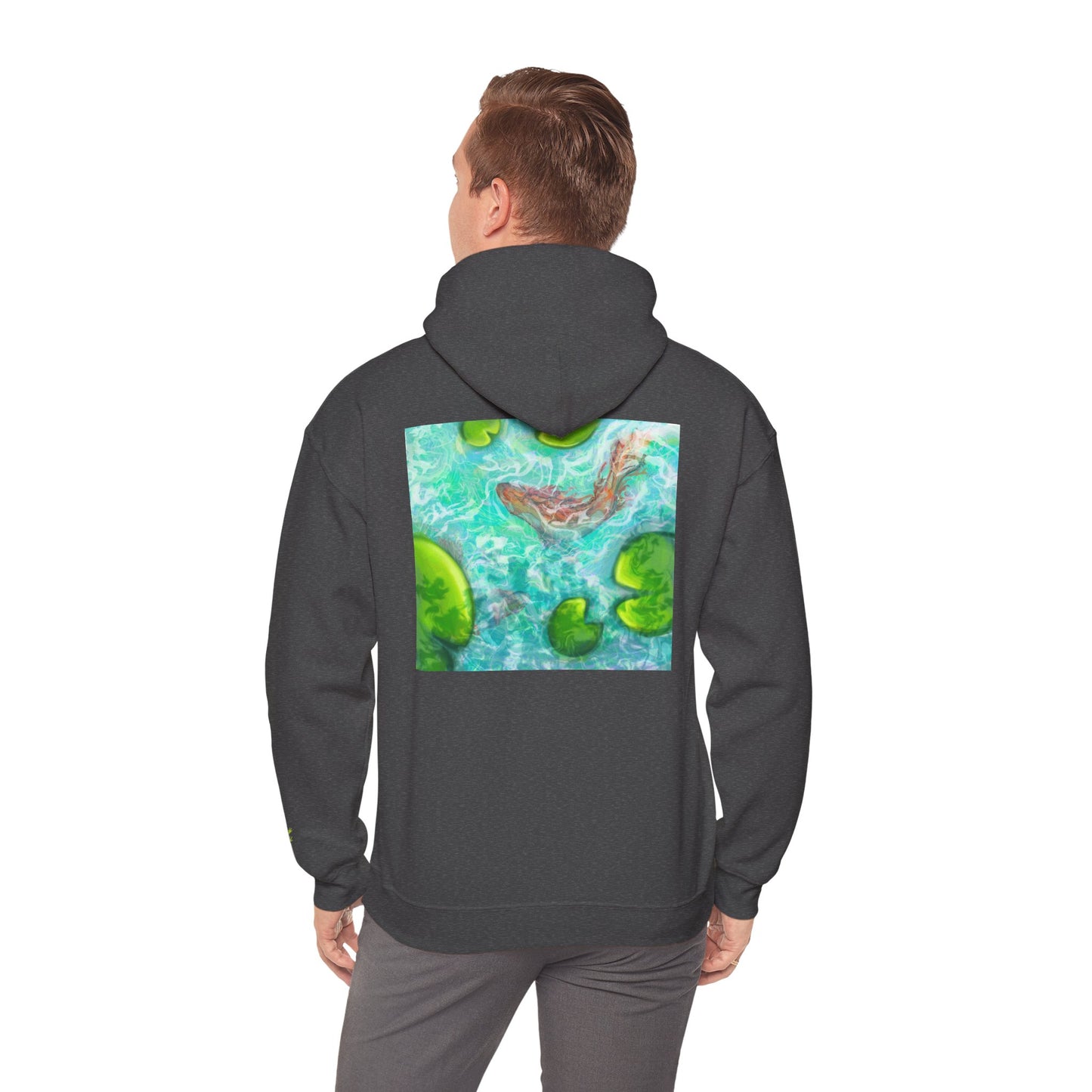 Nature-Inspired Unisex Hooded Sweatshirt, Comfortable Pullover, Casual Clothing, Eco-Friendly Gift, Chill Vibe Hoodie, Relaxing Outfit