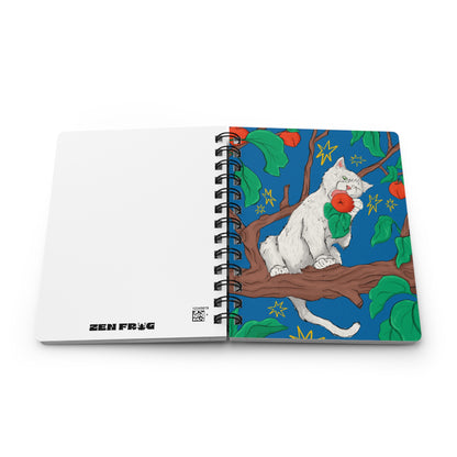 Starlight Blossom Spiral Notebook