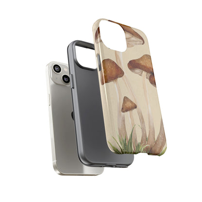 Mushroom Phone Case - Nature Lover, Eco-Friendly Gift, Cute Cell Phone Cover, Aesthetic Tech Accessory, Unique Fall Decor, Artsy Phone Cases, Cute, Gift for Her, Nature-inspired Designs, Durable Cases