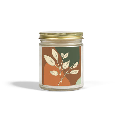 Aromatherapy Candle Jar, Eco-Friendly Home Decor, Relaxing Gift, Spa Vibes, Organic Coconut Apricot Wax
