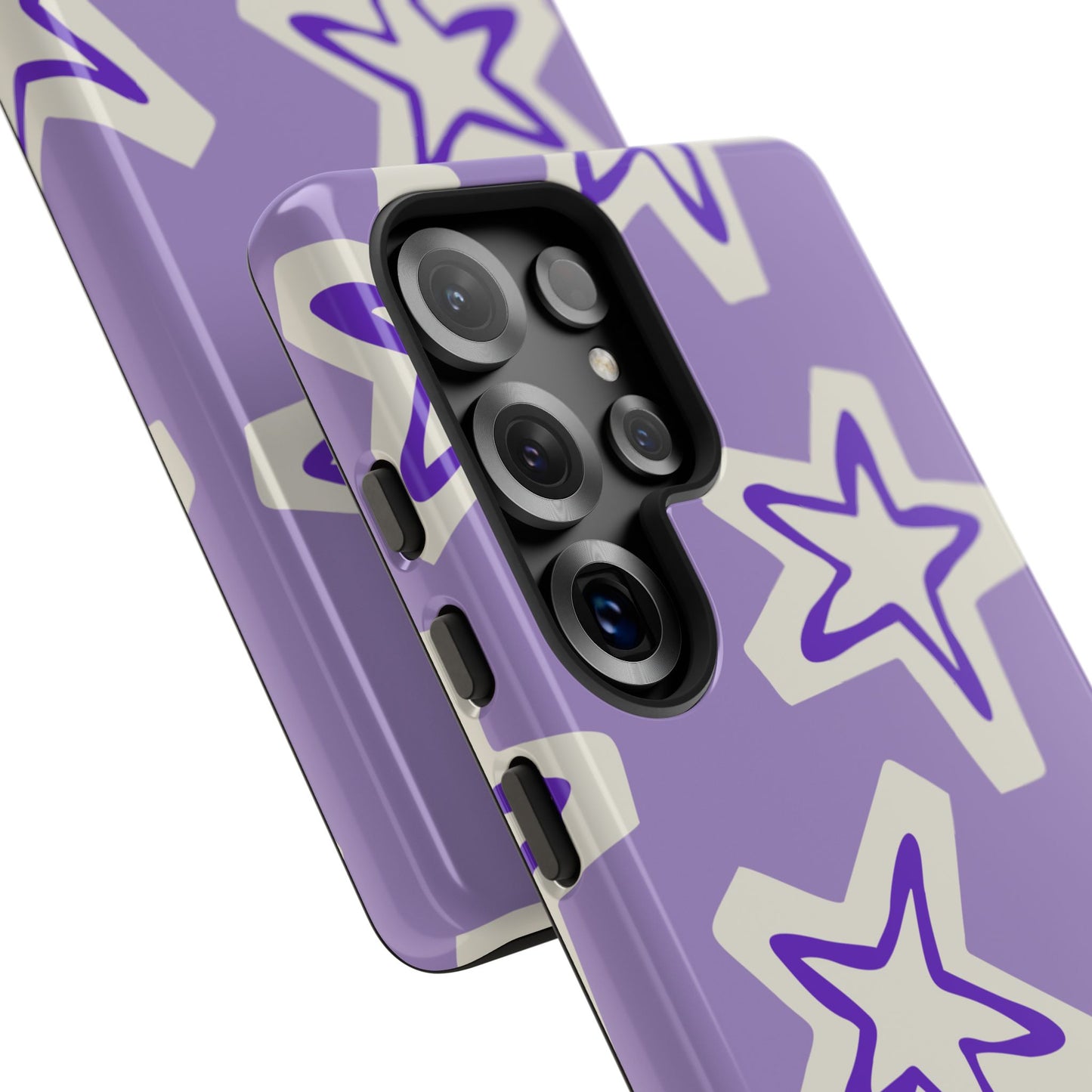 Starry Pattern Phone Case, Cute Star Design, Tough Phone Cover, Gifts for Her, Stylish Phone Accessory