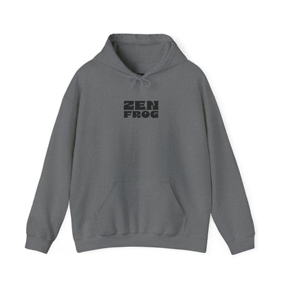 Zen Frog Octopus Unisex Heavy Blend Hooded Sweatshirt, Cozy Graphic Hoodie, Gift for Ocean Lovers, Unique Casual Wear, Relaxed Style