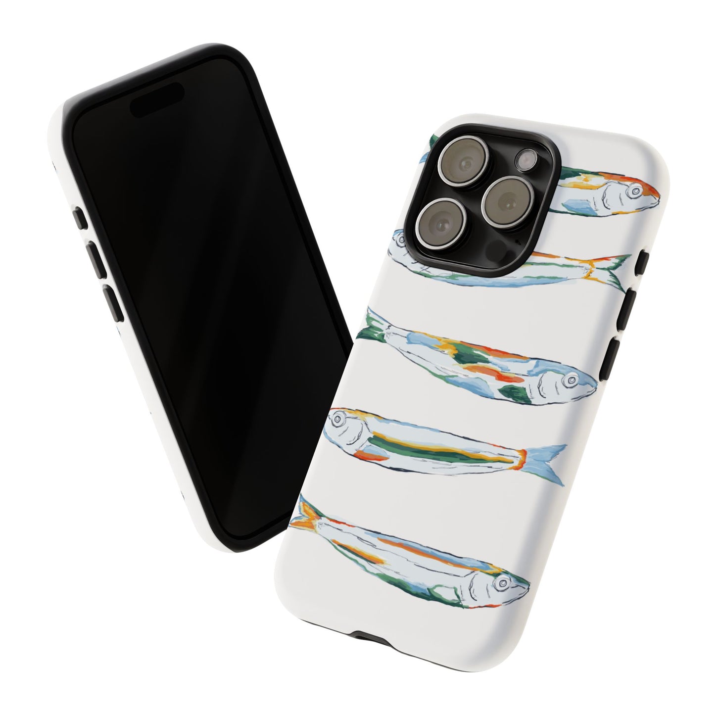 Tough Cases – Artistic Fish Design Phone Case, Unique Gift for Aquatic Lovers, Perfect for Birthdays, Holidays, and Everyday Use, Quirky Cases, Fun Phone Cases