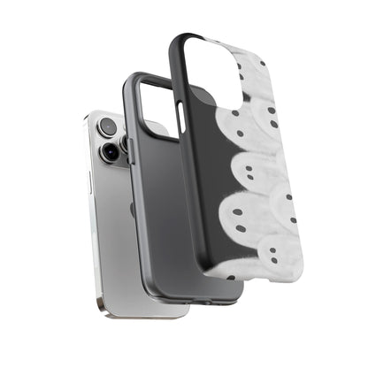 Painted Ghosts Phone Case | Ghostly Tough Phone Case for Spooky Style, Halloween Gift, Phone Cover, Ghost Theme, Unique Accessory, Spooky Season, Viral Painted Ghosts Inspired Design