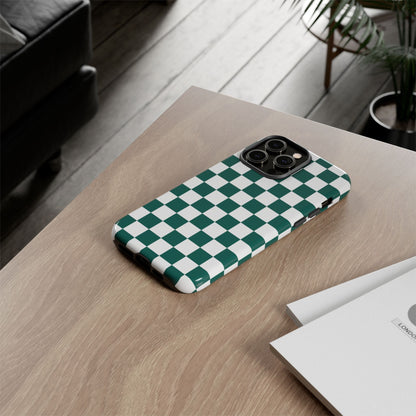 Stylish Checkered Phone Case, Protective Cover, Unique Gift, Trendy Accessory, Customizable Design, Ideal for All Ages