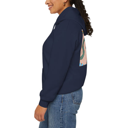 Vibrant Unisex Hoodie with Zen Frog and Snake Design, Cool Gift for Nature Lovers, Casual Wear for All Occasions, Gift for Her, Cool Hoodies