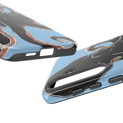 Octopus Tough Phone Case, Sea Creature Design, Ocean Lover Gift, Unique Phone Cover, Underwater Artwork