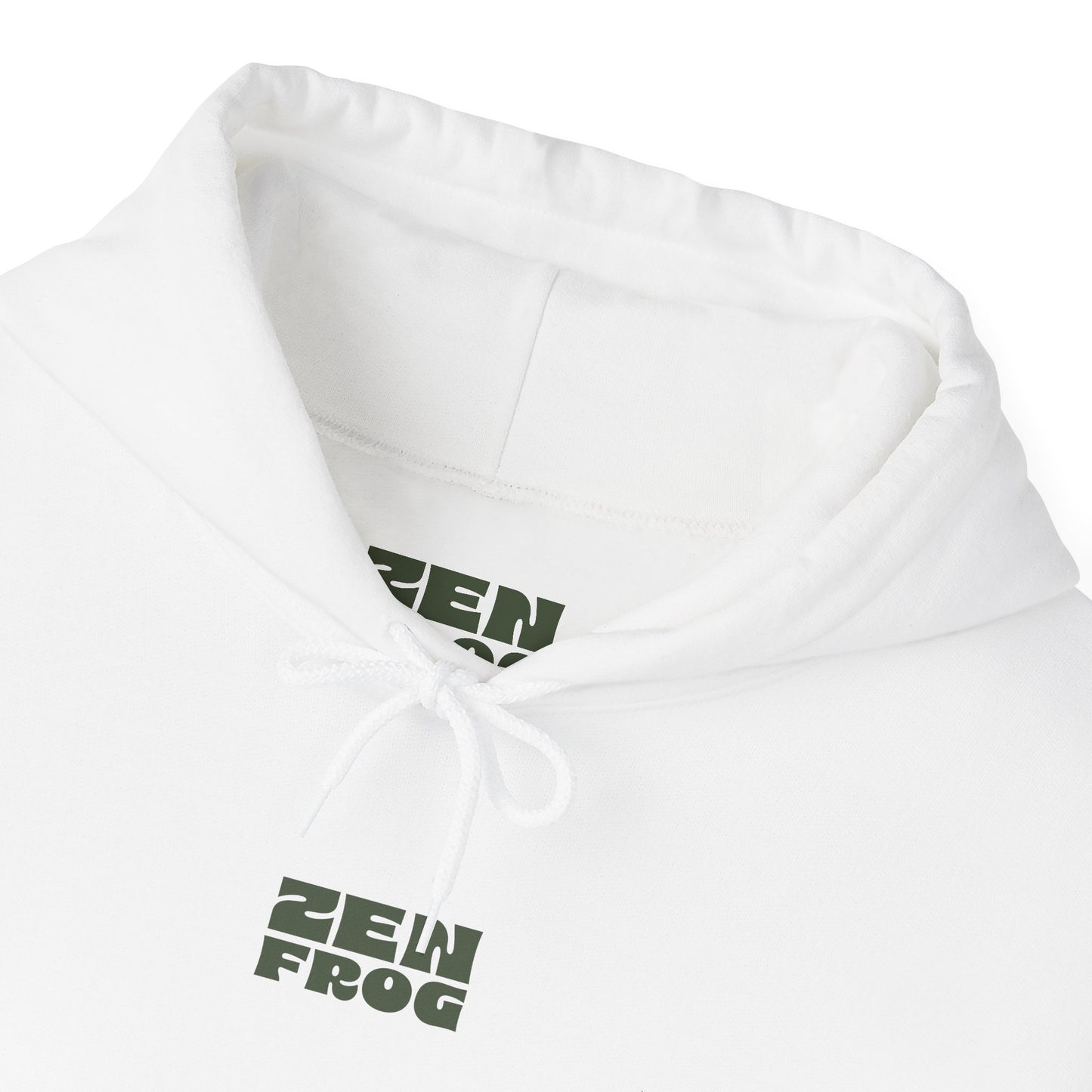Zen Frog Unisex Hoodie | Relaxed Fashion, Cozy Sweatshirt, Unique Gift, Chill Vibes, Spring and Summer Style
