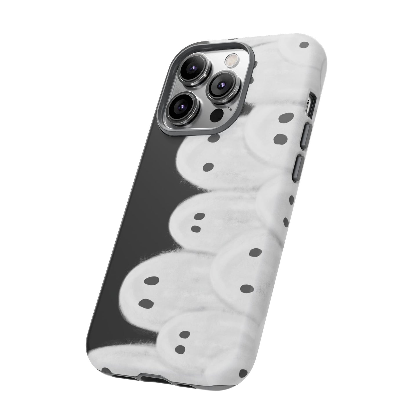 Painted Ghosts Phone Case | Ghostly Tough Phone Case for Spooky Style, Halloween Gift, Phone Cover, Ghost Theme, Unique Accessory, Spooky Season, Viral Painted Ghosts Inspired Design