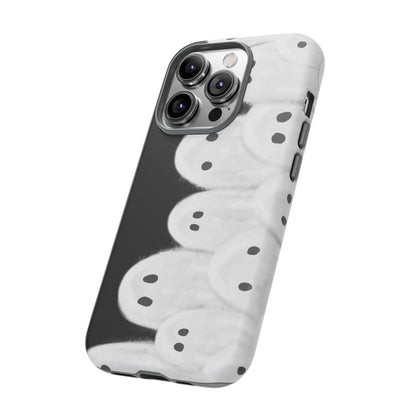 Painted Ghosts Phone Case | Ghostly Tough Phone Case for Spooky Style, Halloween Gift, Phone Cover, Ghost Theme, Unique Accessory, Spooky Season, Viral Painted Ghosts Inspired Design