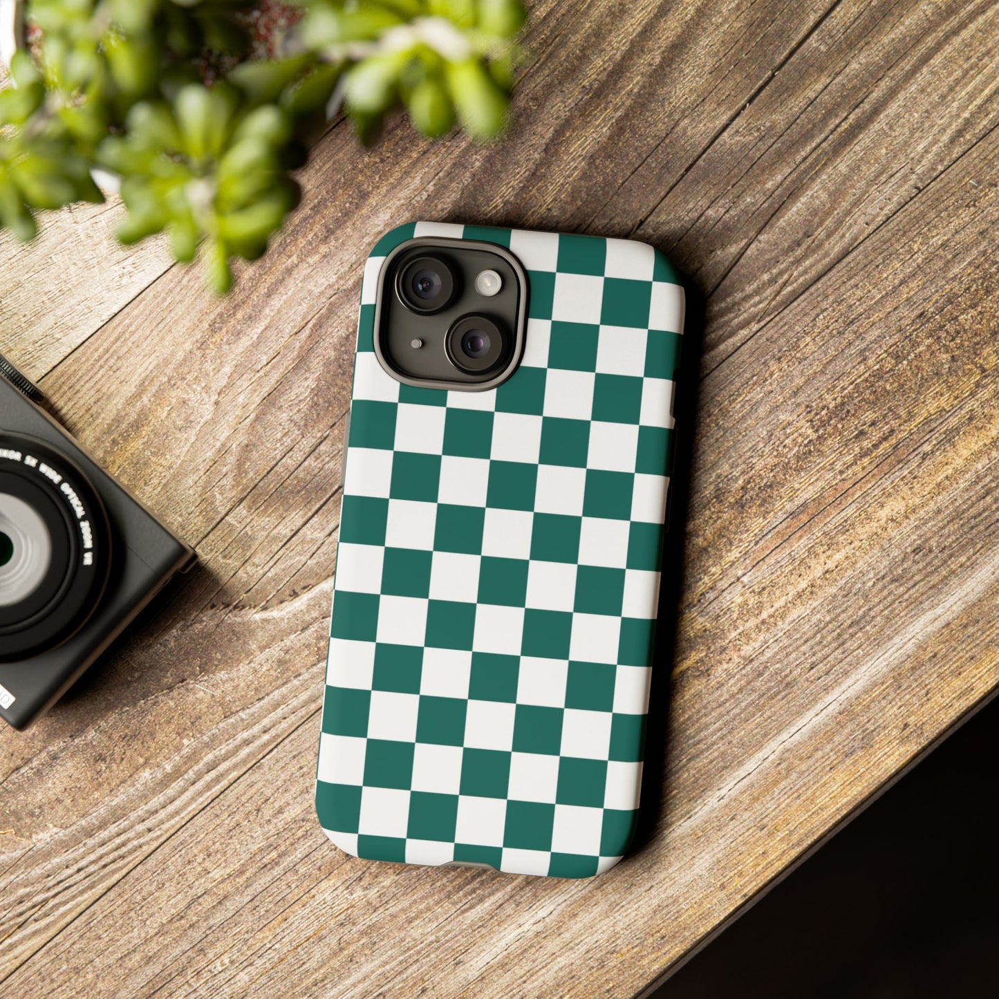 Stylish Checkered Phone Case, Protective Cover, Unique Gift, Trendy Accessory, Customizable Design, Ideal for All Ages