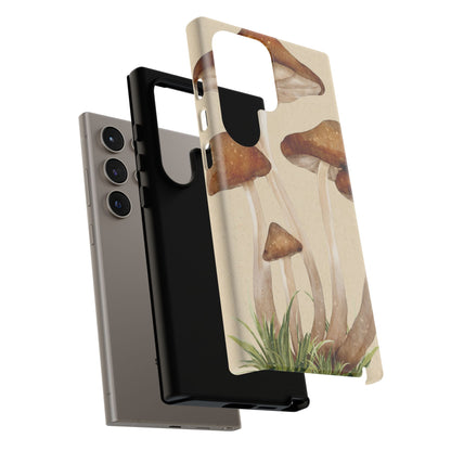 Mushroom Phone Case - Nature Lover, Eco-Friendly Gift, Cute Cell Phone Cover, Aesthetic Tech Accessory, Unique Fall Decor, Artsy Phone Cases, Cute, Gift for Her, Nature-inspired Designs, Durable Cases