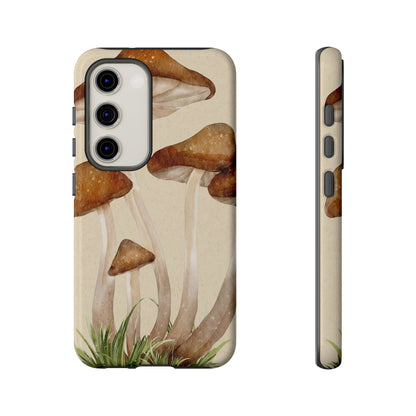 Mushroom Phone Case - Nature Lover, Eco-Friendly Gift, Cute Cell Phone Cover, Aesthetic Tech Accessory, Unique Fall Decor, Artsy Phone Cases, Cute, Gift for Her, Nature-inspired Designs, Durable Cases