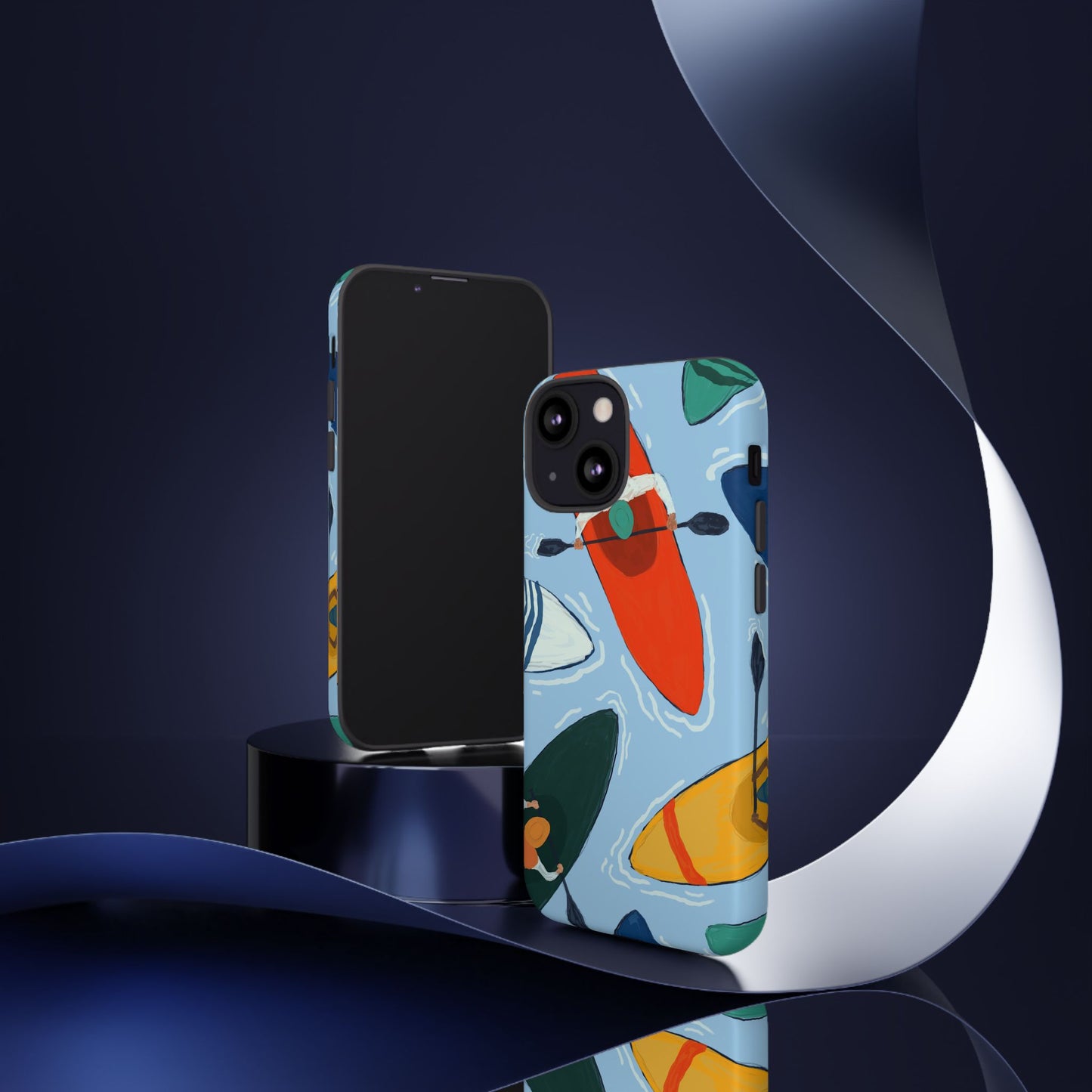 Kayak Phone Case - Tough Cases for Outdoor Enthusiasts, Birthday Gifts, Adventure Gear, Kayaking Accessories, Nature Lover Decor, Artsy Phone Cases