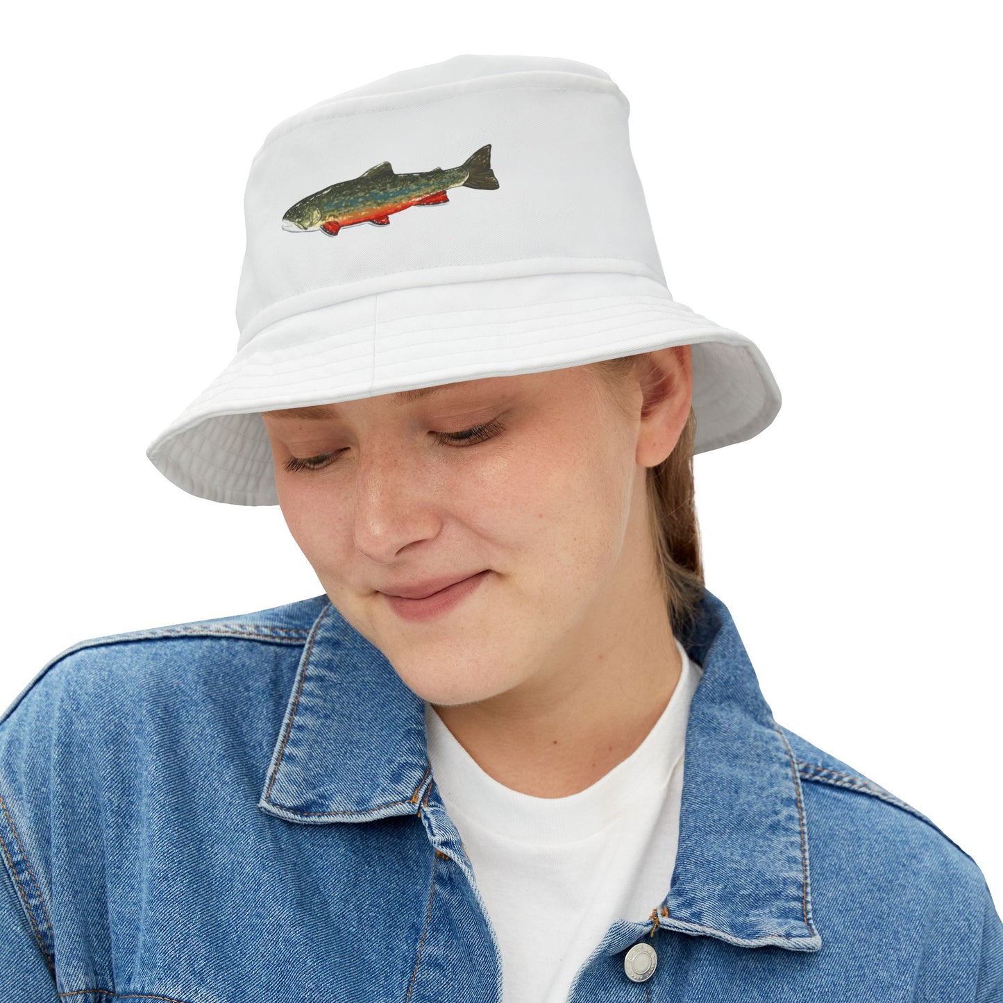 Fishing Bucket Hat, Outdoor Sun Hat, Fish Lover Gift, Summer Fashion Accessory, Water Sports Headwear