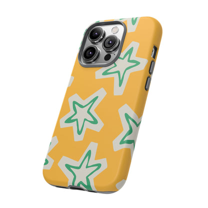 Retro Star Pattern Phone Case | Tough Cases, Colorful Cover for Phones, Phone Accessories, Gift for Her, Trendy Cases