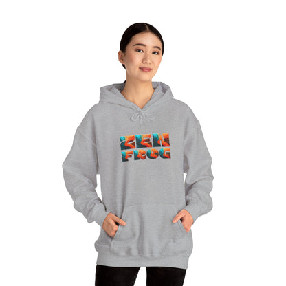 Zen Frog & Moon Unisex Hoodie, Cozy Sweatshirt for Relaxation, Gifts for Nature Lovers, Festival Wear, Everyday Comfort