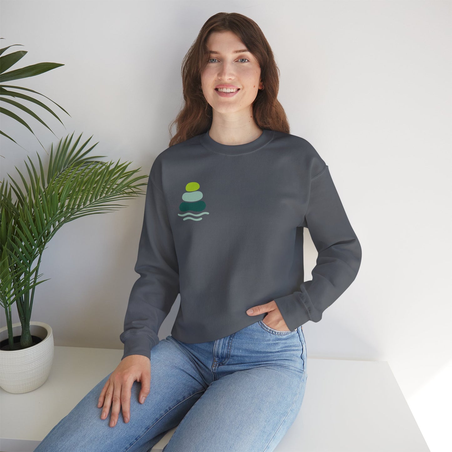 Serene Nature-Inspired Crewneck Sweatshirt | Unisex Eco-Friendly Apparel, Comfortable Relaxation Wear, Gift for Nature Lovers, Casual [...]