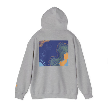 Unisex Heavy Blend™ Hooded Sweatshirt - Cozy Everyday Comfort, Perfect Gift for Nature Lovers and Art Enthusiasts