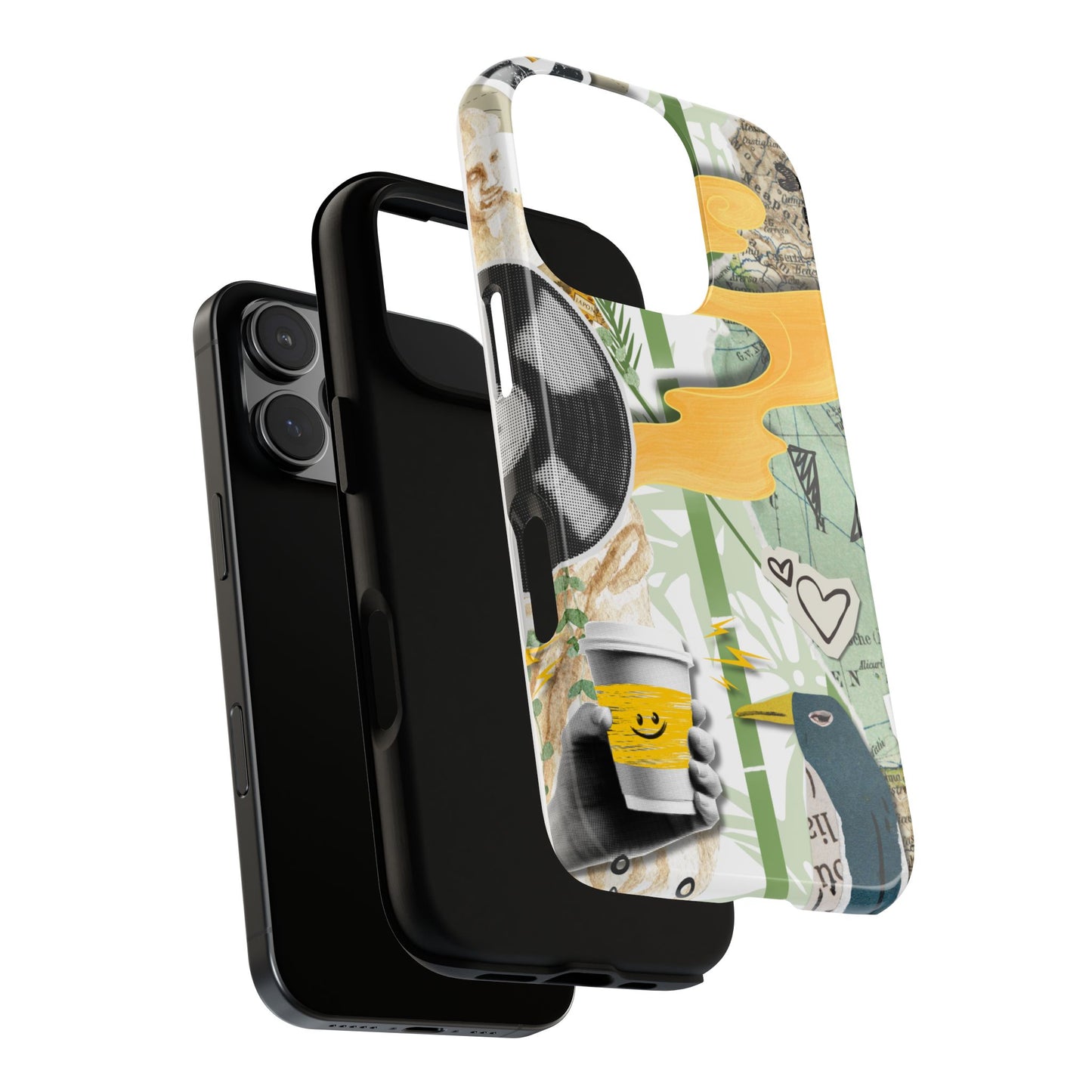 Artistic Phone Case, Unique Cell Phone Cover, Trendy Gifts for Music Lovers, Eco-Friendly Phone Accessory, Stylish Tech Gifts, Cool Cases, Unique Phone Cases