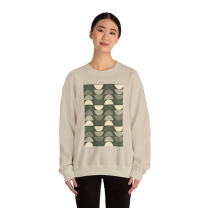 Stylish Geometric Crewneck Sweatshirt for Relaxed Vibes, Cozy Layer, Unisex Fashion Piece, Perfect Gift for Art Lovers, Casual Wear
