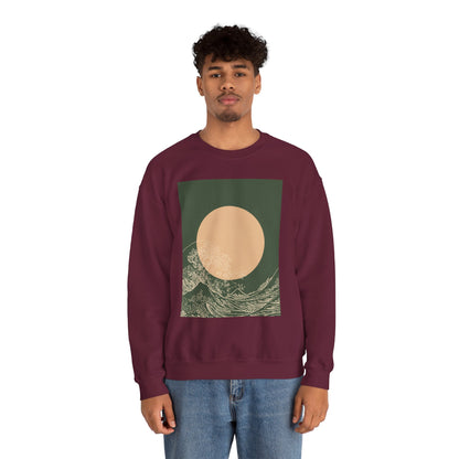 Nature-Inspired Unisex Crewneck Sweatshirt, Cozy Casual Wear, Gift for Outdoor Lovers, Perfect for Fall and Winter