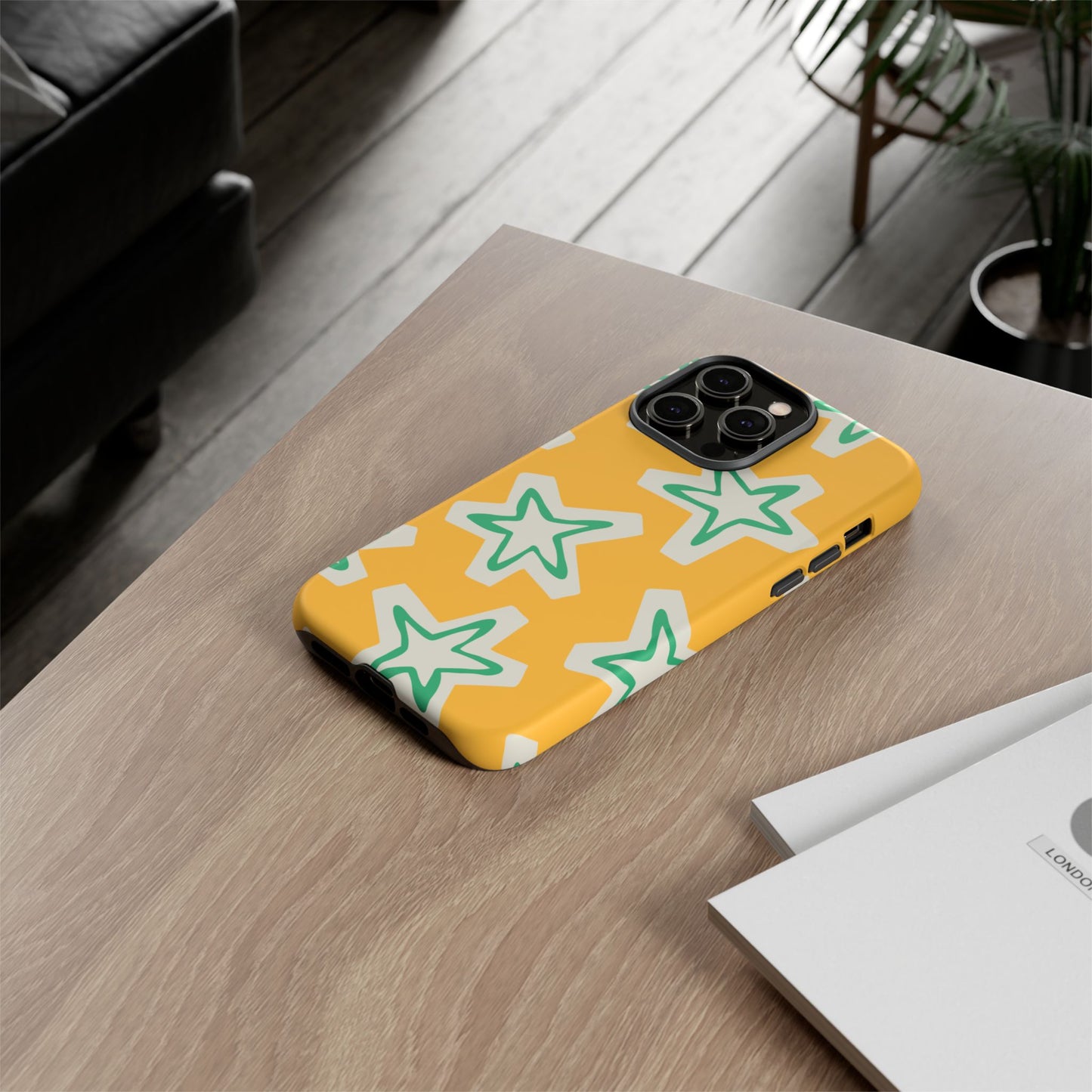 Retro Star Pattern Phone Case | Tough Cases, Colorful Cover for Phones, Phone Accessories, Gift for Her, Trendy Cases