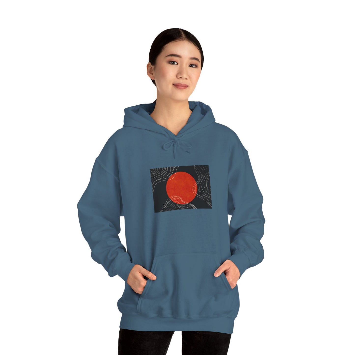 Minimalist Graphic Hoodie for Comfort, Cozy Sweatshirt for Everyday Wear, Trendy Hooded Pullover, Casual Gift for Friends