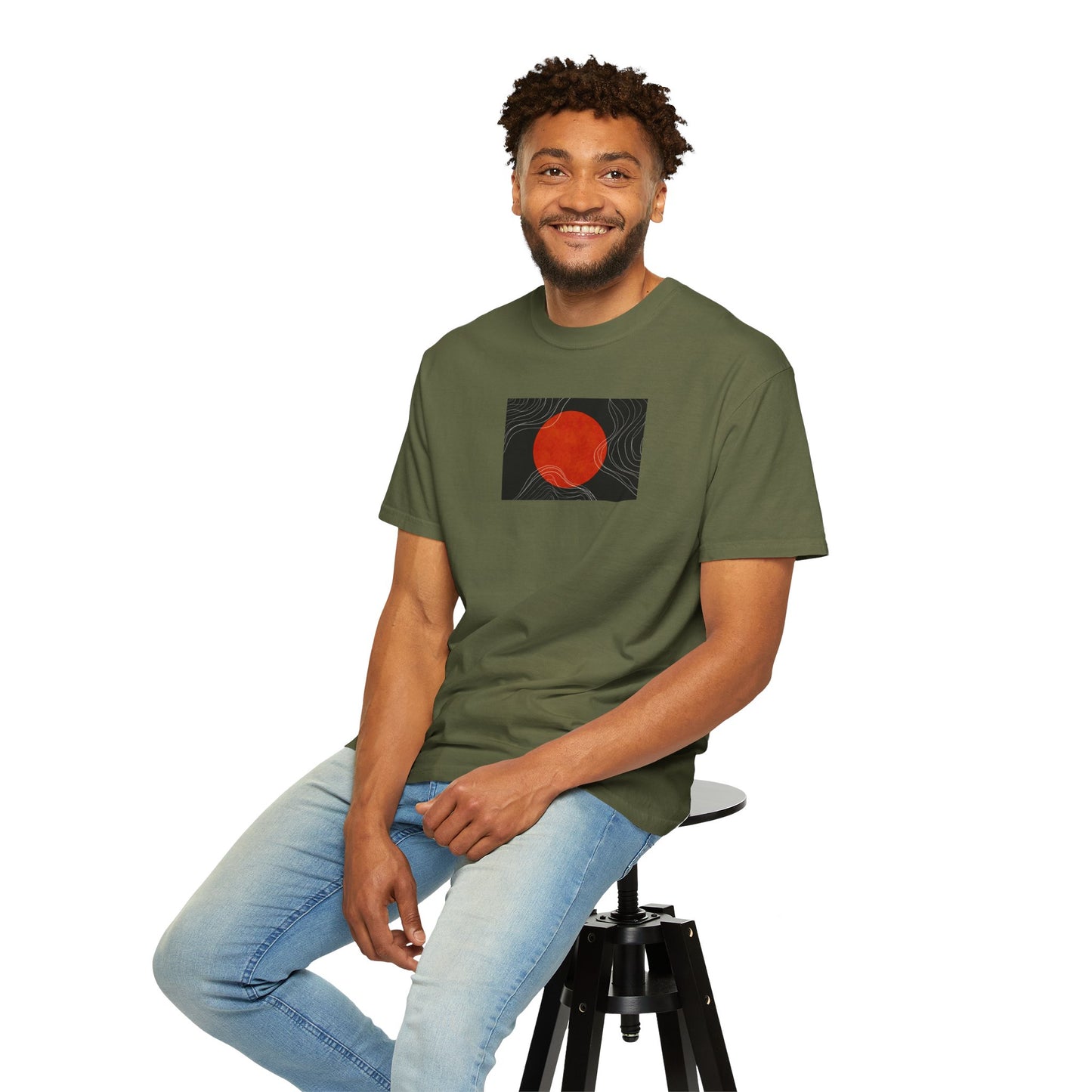 Sunset Vibes Unisex T-Shirt, Casual Summer Tee, Bohemian Shirt, Gift for Art Lovers, Men's and Women's Fashion