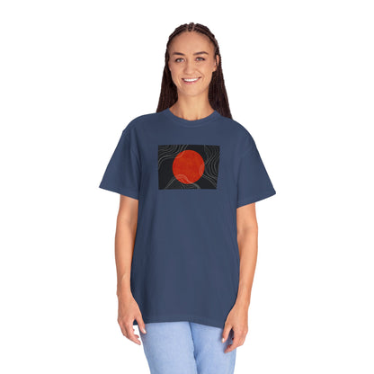 Sunset Vibes Unisex T-Shirt, Casual Summer Tee, Bohemian Shirt, Gift for Art Lovers, Men's and Women's Fashion