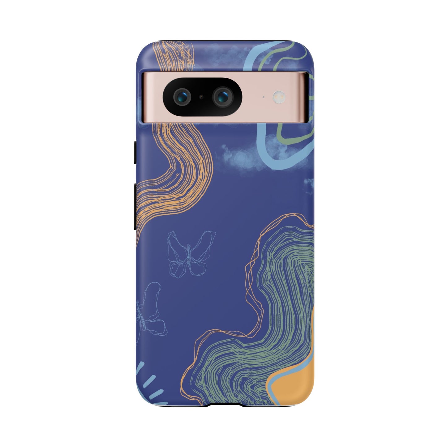 Artistic Phone Case, Abstract Phone Cover, Gift for Her, Modern Design, Boho Phone Case, Unique Phone Accessories