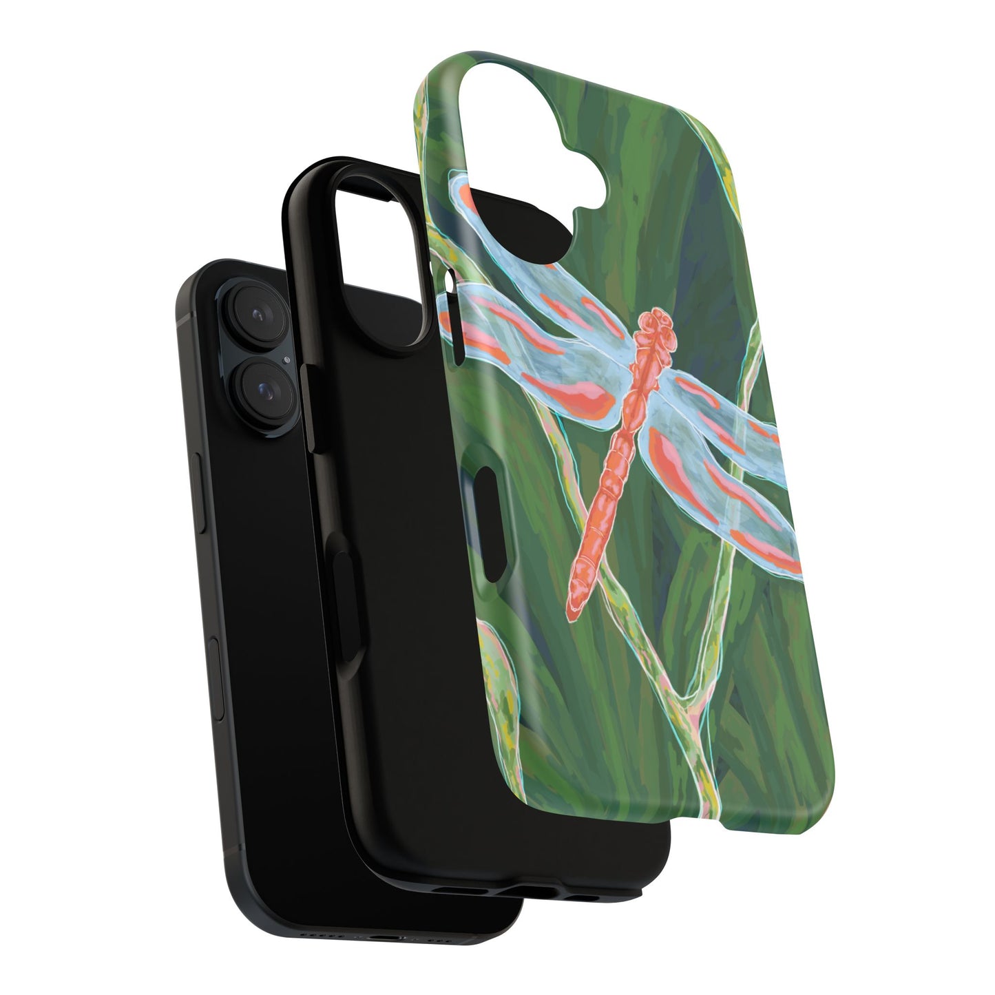 Dragonfly Phone Case, Tough Cases for Nature Lovers, Unique Phone Cover, Eco-Friendly Gift, Colorful Protection