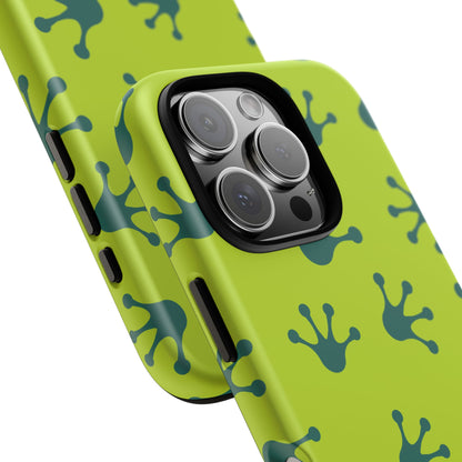 Frog Pattern Phone Case, Fun and Colorful Phone Cover, Durable Phone Protection, Gifts for Nature Lovers, Unique Accessory