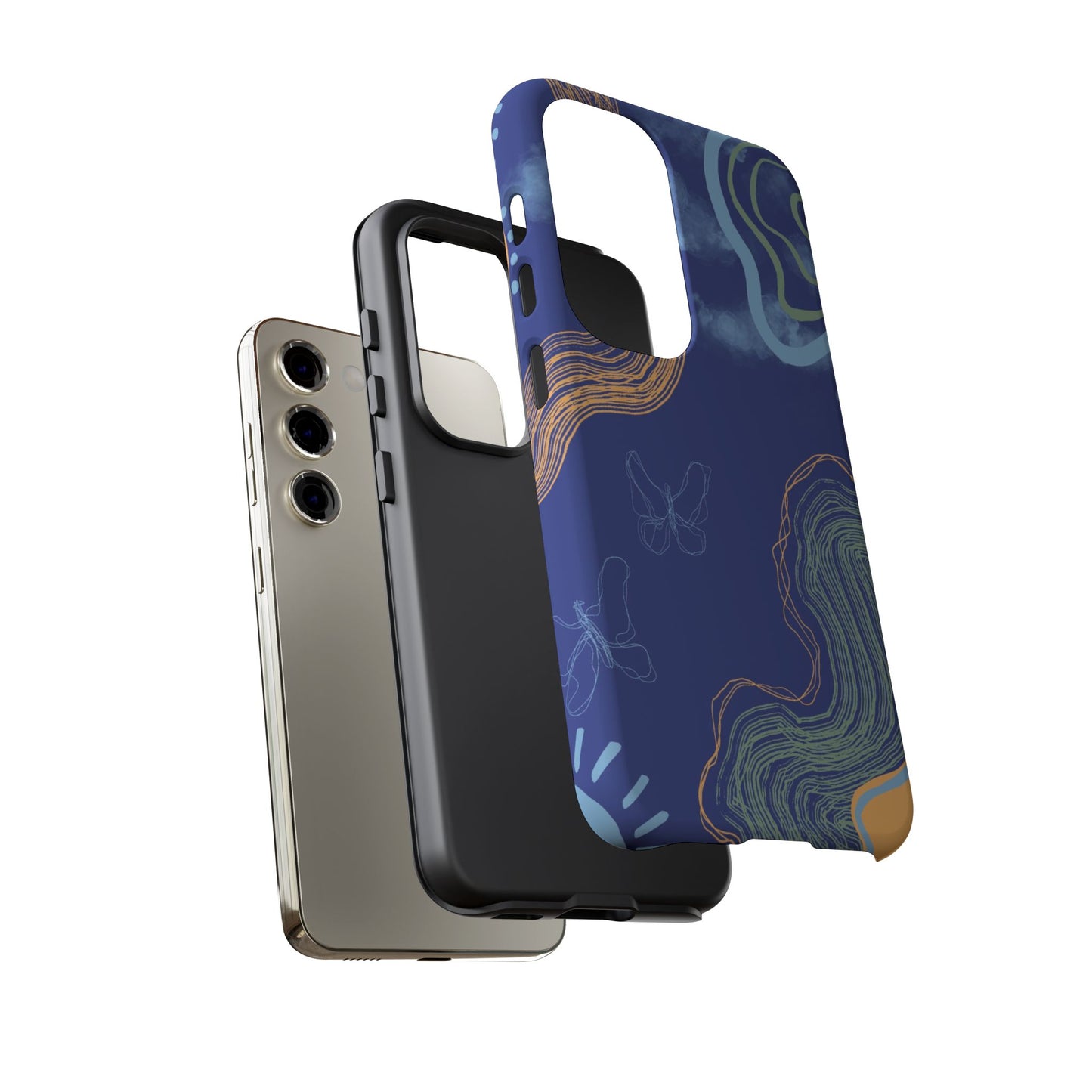 Artistic Phone Case, Abstract Phone Cover, Gift for Her, Modern Design, Boho Phone Case, Unique Phone Accessories