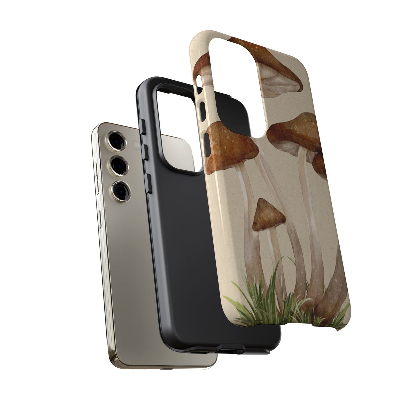 Mushroom Phone Case - Nature Lover, Eco-Friendly Gift, Cute Cell Phone Cover, Aesthetic Tech Accessory, Unique Fall Decor, Artsy Phone Cases, Cute, Gift for Her, Nature-inspired Designs, Durable Cases