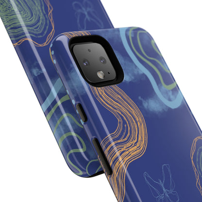 Artistic Phone Case, Abstract Phone Cover, Gift for Her, Modern Design, Boho Phone Case, Unique Phone Accessories