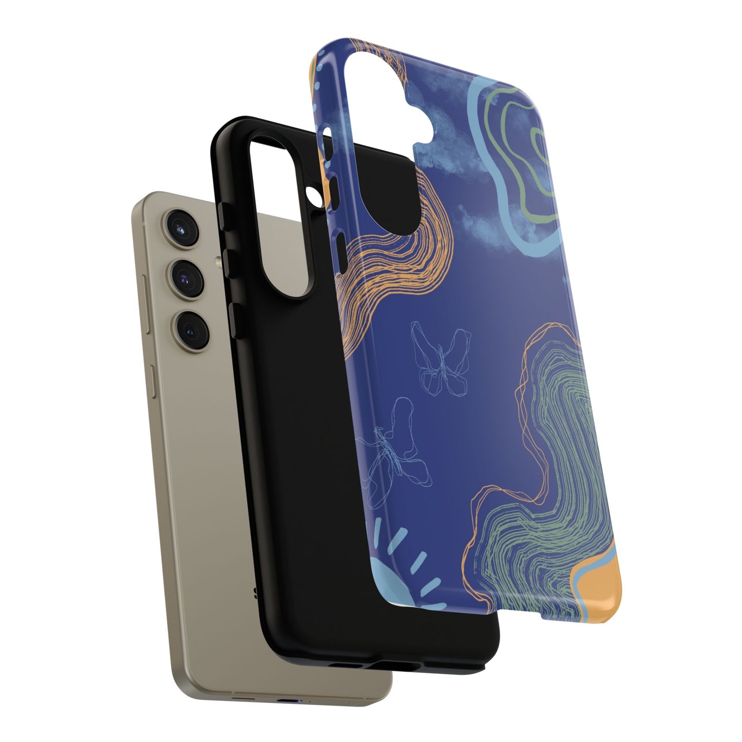Artistic Phone Case, Abstract Phone Cover, Gift for Her, Modern Design, Boho Phone Case, Unique Phone Accessories