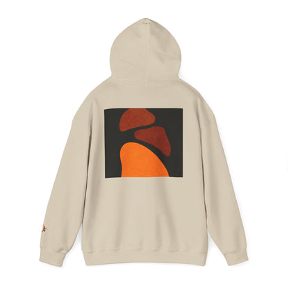 Artistic Unisex Hooded Sweatshirt - Cozy Streetwear, Casual Outfit, Perfect Gift, Fall Fashion, Graphic Hoodie
