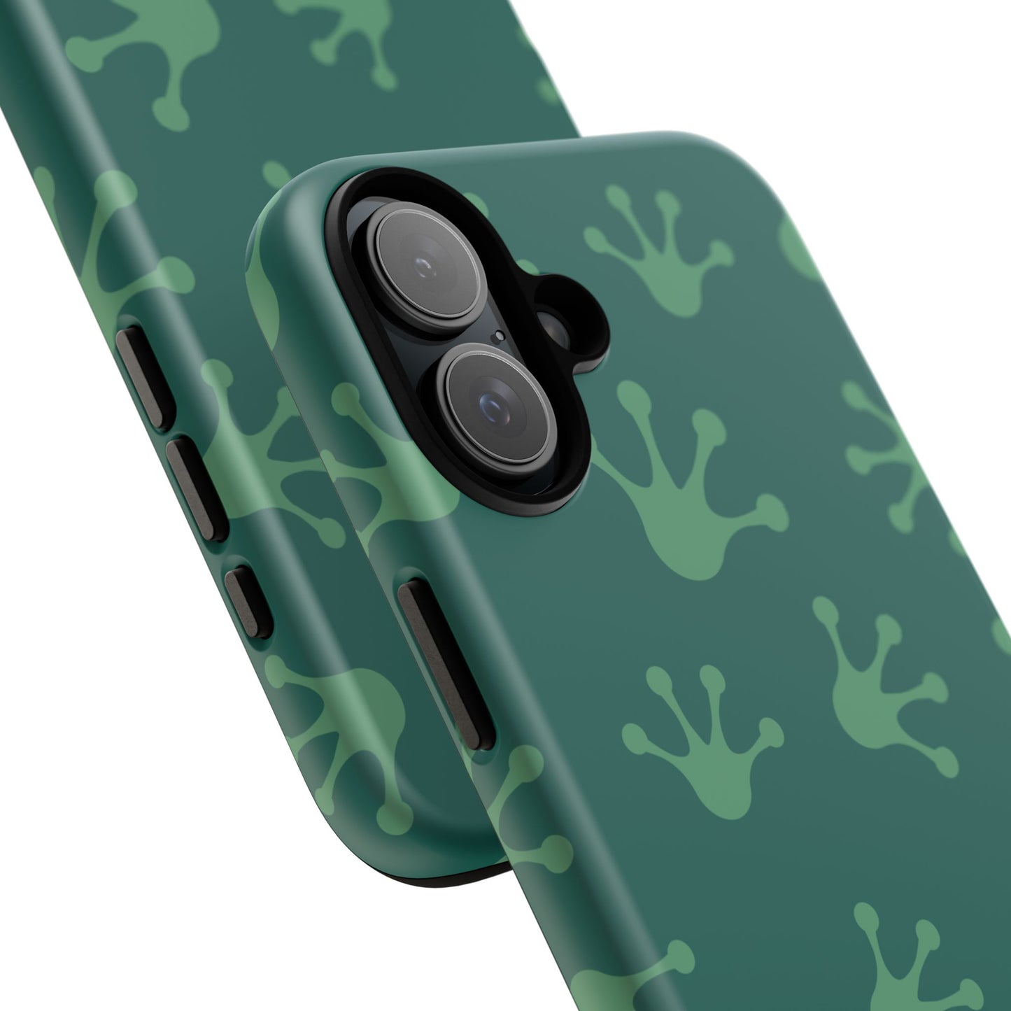 Frog Print Phone Case, Nature Lover Gift, Eco-Friendly Cover, Fun Green Design, Unique Frog Accessories