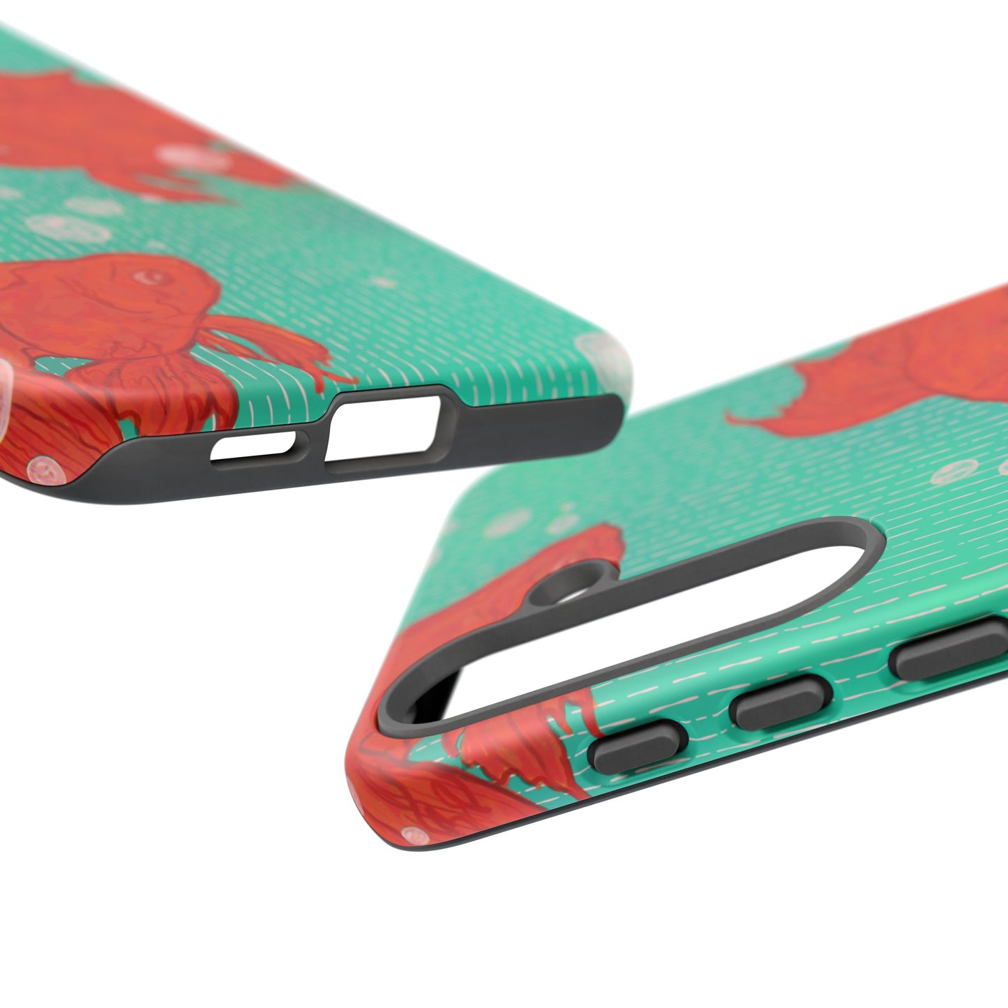 Vibrant Goldfish Phone Case, Colorful iPhone Cover, Ocean Vibe Accessory, Unique Gift for Fish Lovers, Cute Phone Cases